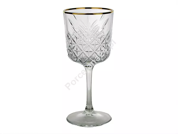 Komplet kieliszków 330 ml do wina (4 szt.) Pasabahce - Timeless gold 1D.TIMG.722239