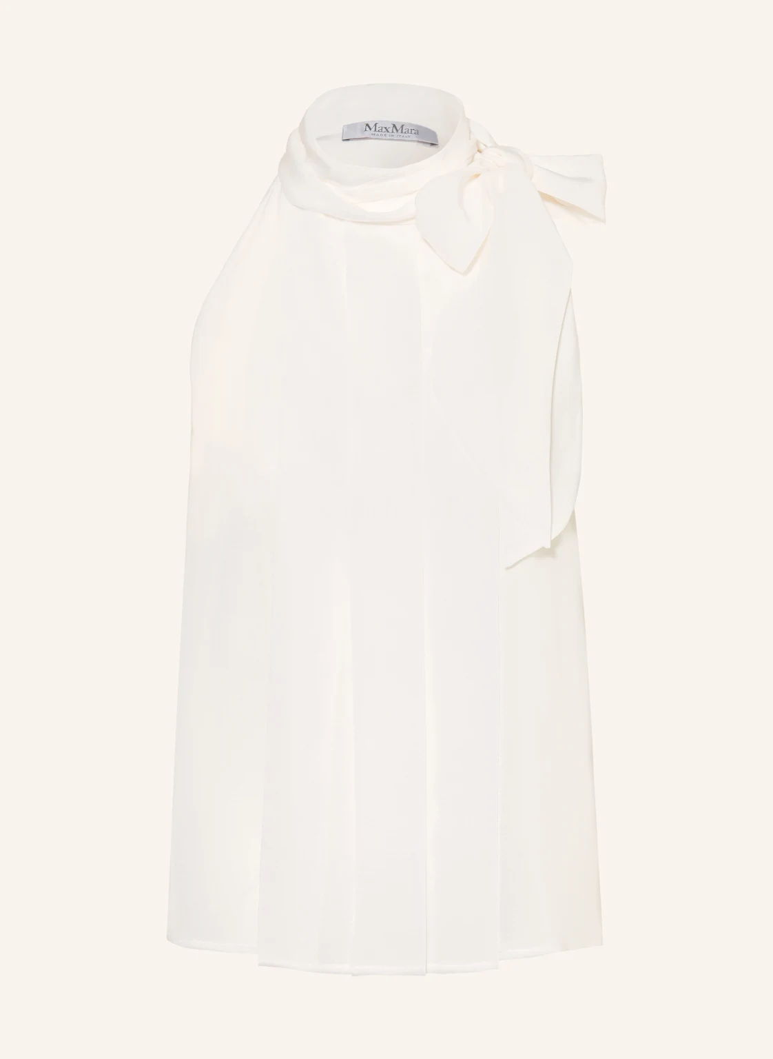 Max Mara Blusentop FUNE aus Seide mit Schluppe
