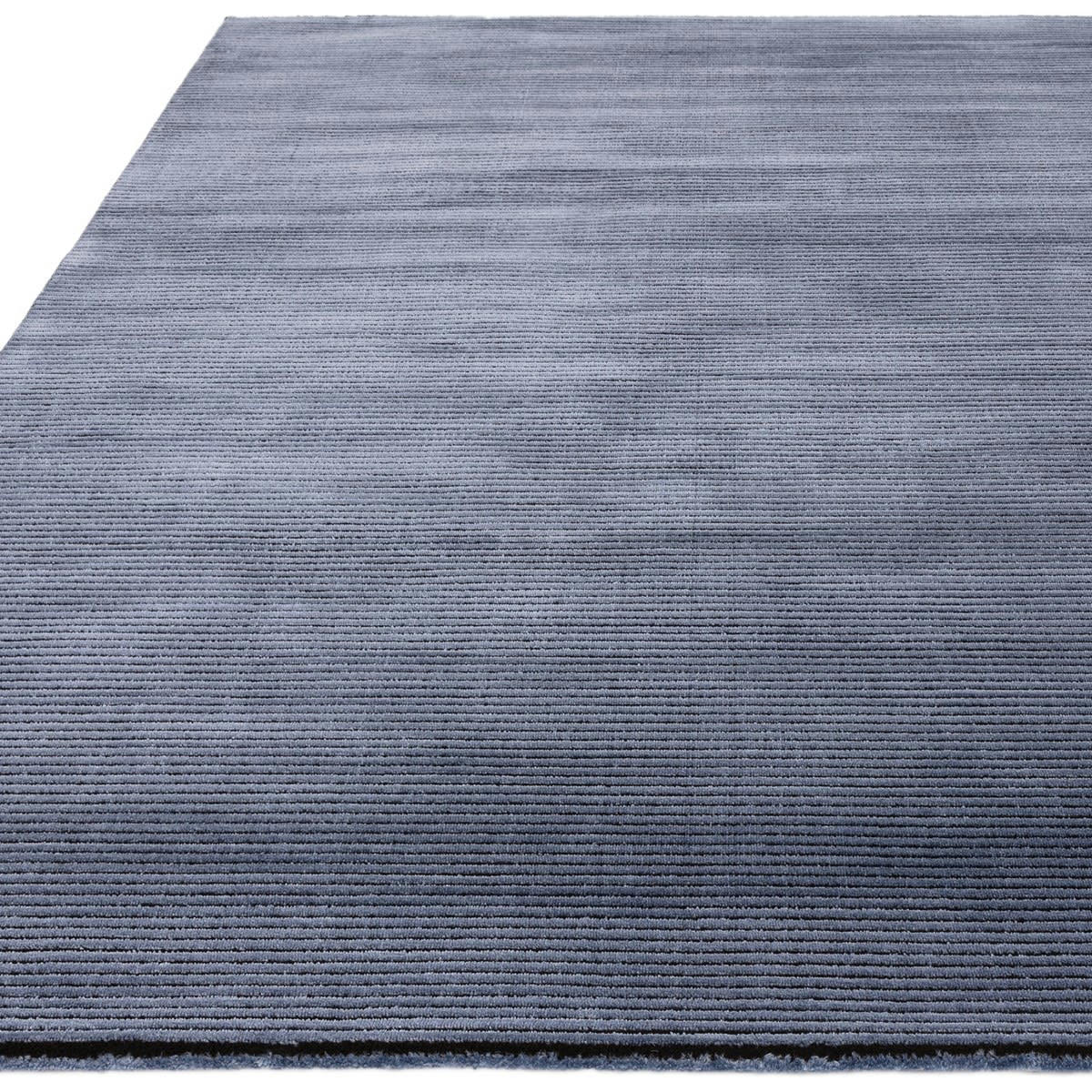 ZUKA PLAIN - Tapis de salon en polypropylène bleu 200x290 cm