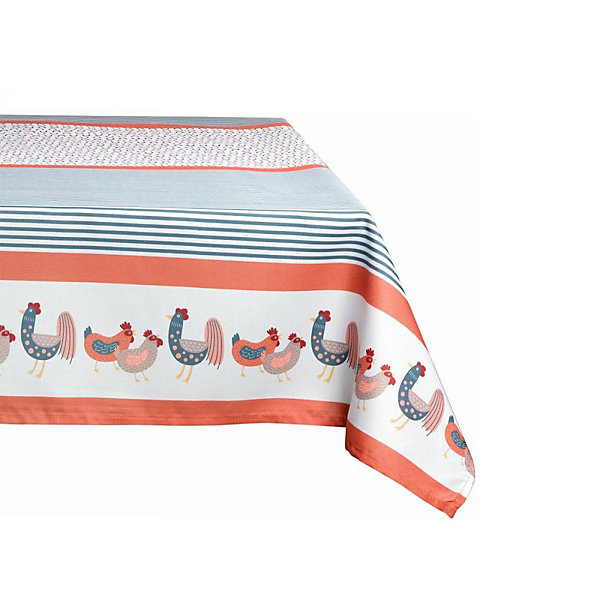 Nappe rectangulaire 150x250 cm Poule ou Coq