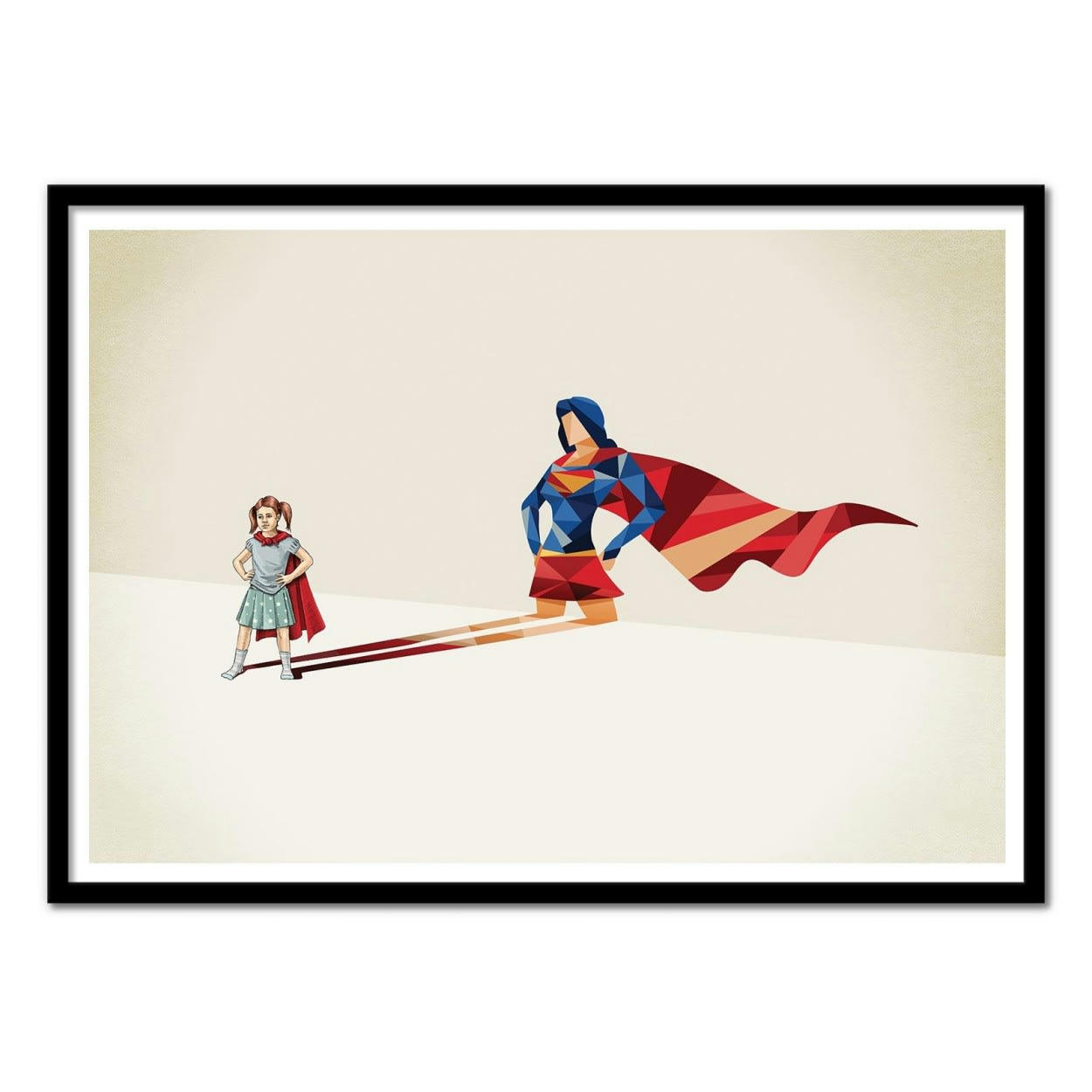 JASON RATLIFF - WALKING SHADOW HEROINE - Affiche d'art 50 x 70 cm