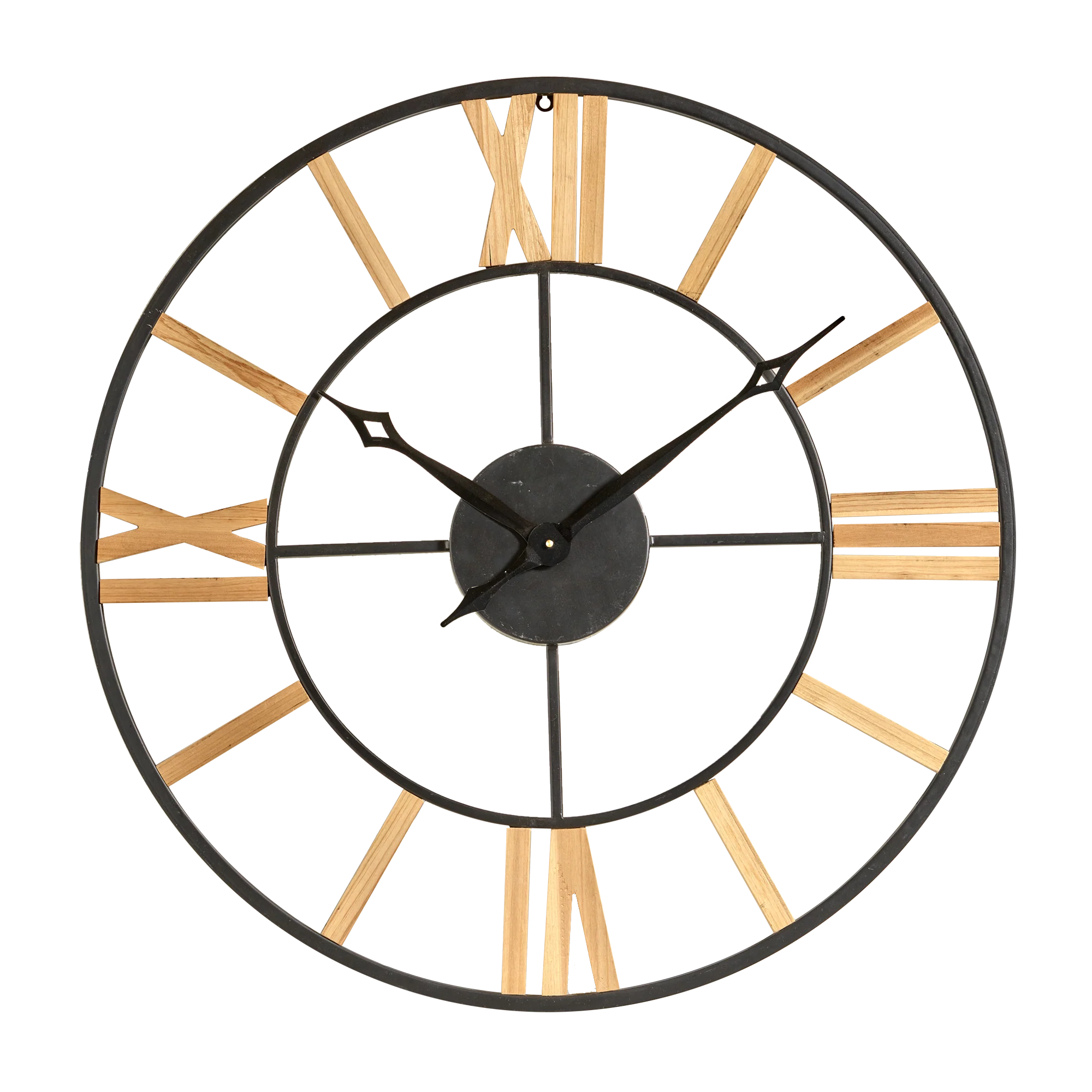4MURS Horloge en bois CHARLY coloris pin