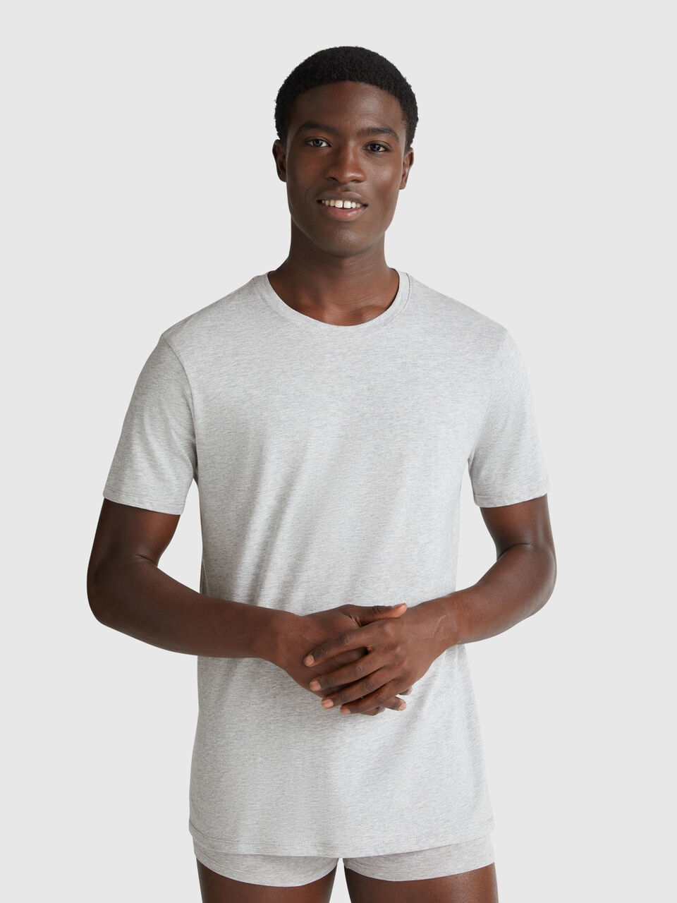 Long fiber cotton t-shirt