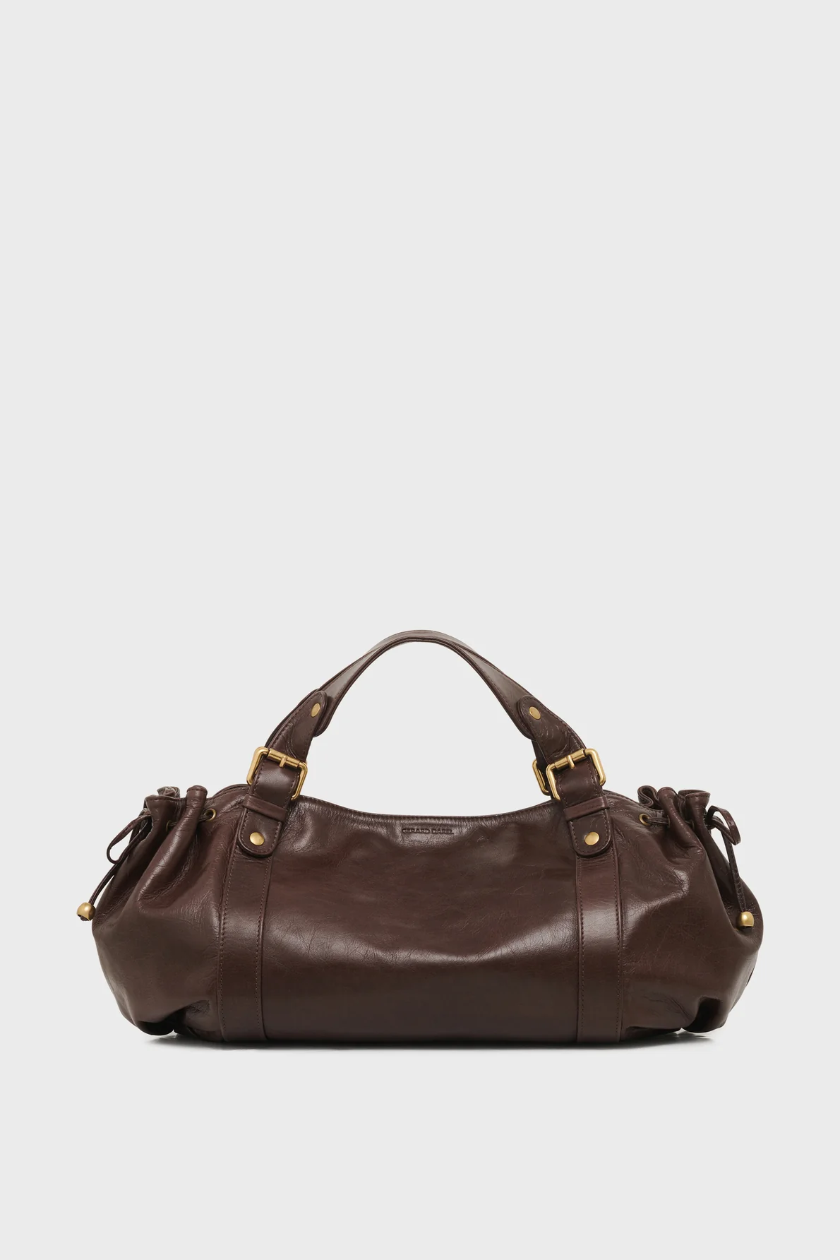 Sac à main en cuir effet froissé - 24H