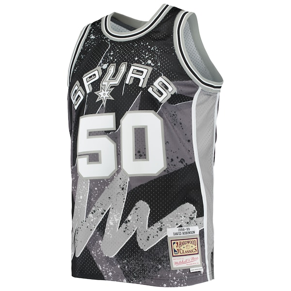David Robinson San Antonio Spurs Hardwood Classics 1998/99 Hyper Hoops Swingman Jersey - Black
