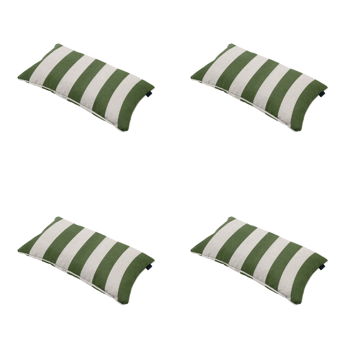 Madison sierkussen Amora - groen - 30x50x10cm - set van 4