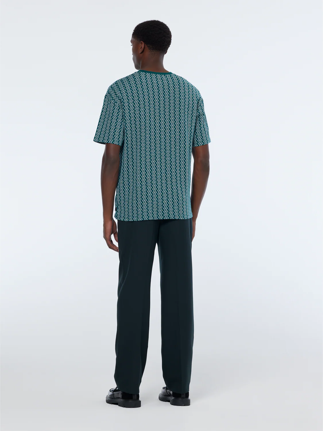 Jacquard Relaxed Fit T-Shirt