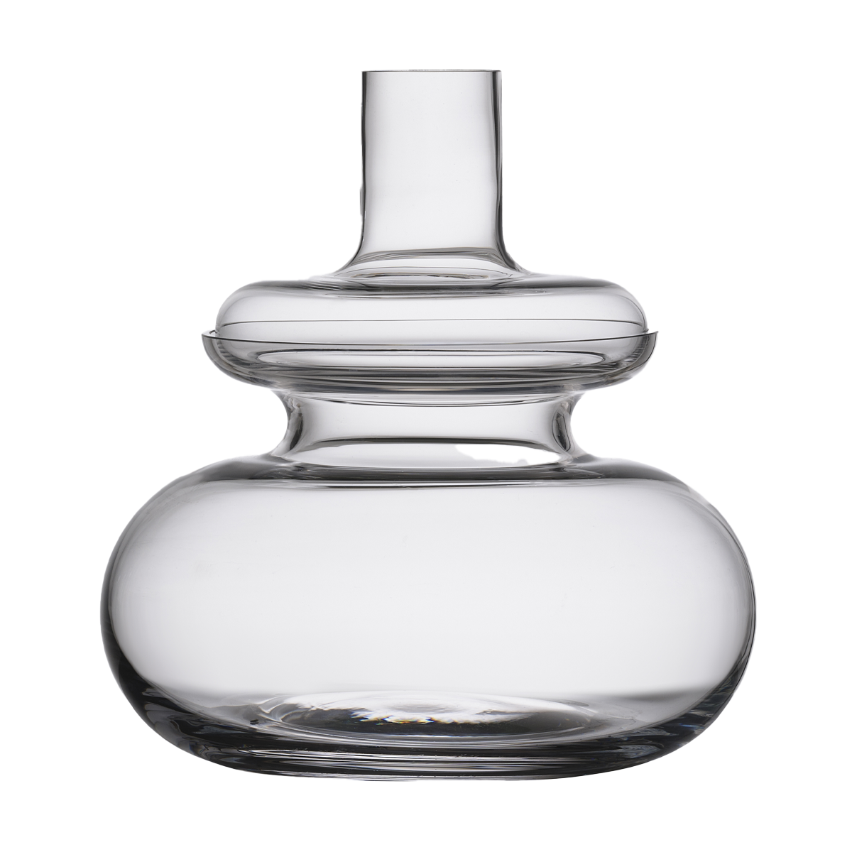 Zone Denmark Inu Ronde Glazen Vaas - 25 x 23 cm