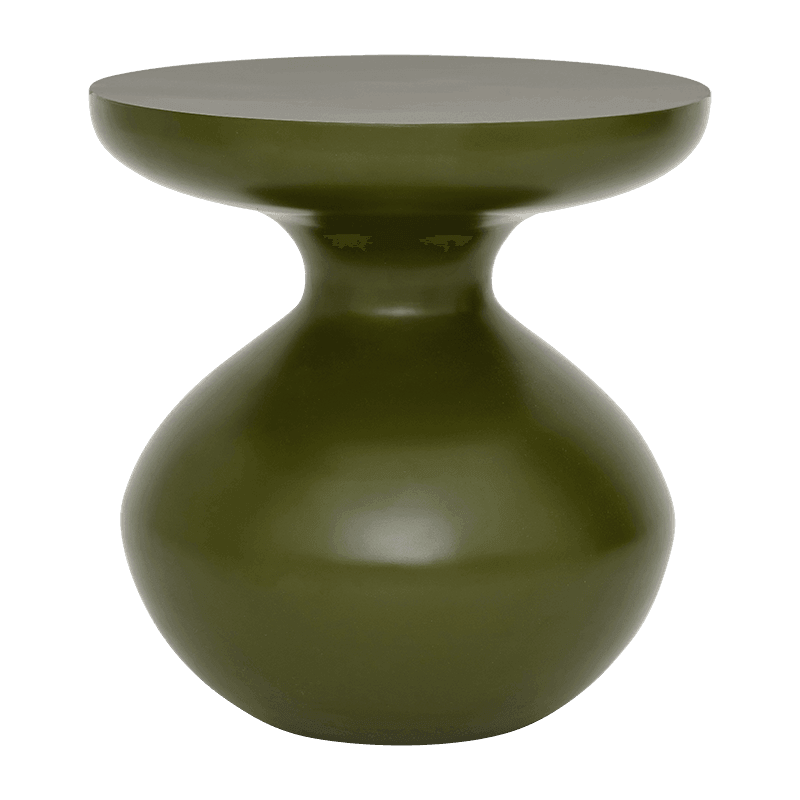 Urban Nature Culture bijzettafel Tummy Green - Ø 38 * 40 CM