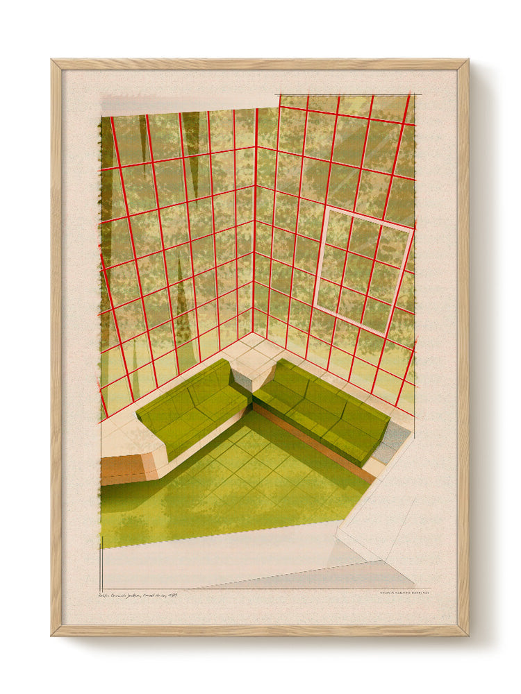 Sander Patelski - Bohlin C Jackson Forest House - PSTR studio Kunst Poster