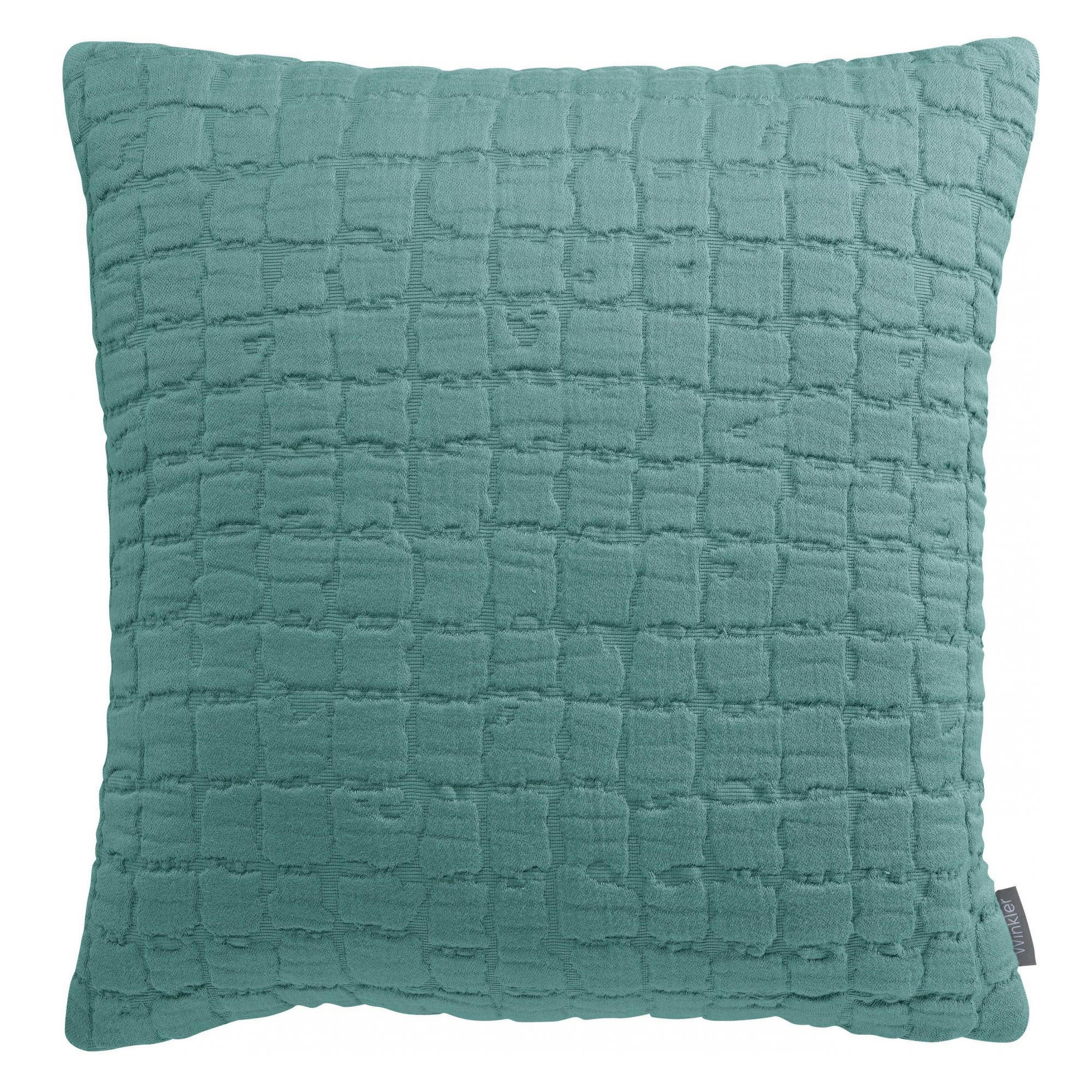 SWAMI - Coussin   en coton lichen 45 x 45