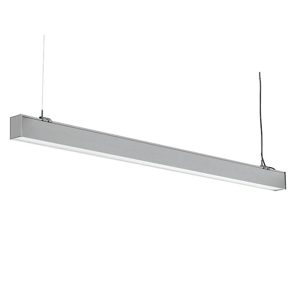 Lampa sufitowa 15888 srebrno-biała LED 1x40W Neutralna biel 3590lm V-TAC