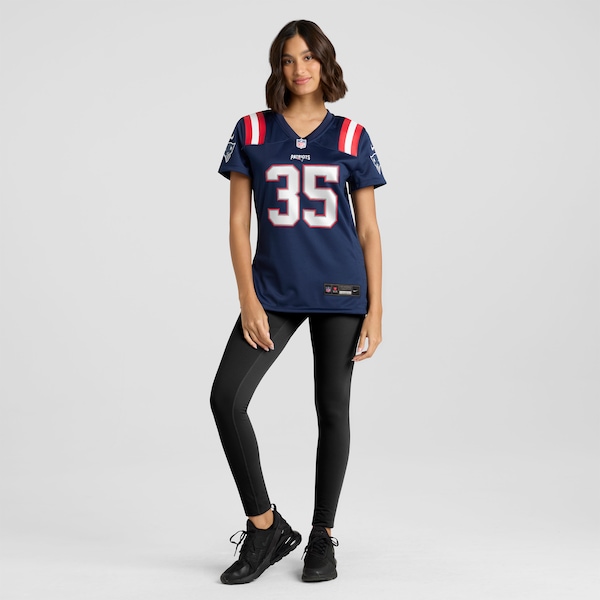 Miles Battle New England Patriots Nike Women's  Game Jersey -  Navy