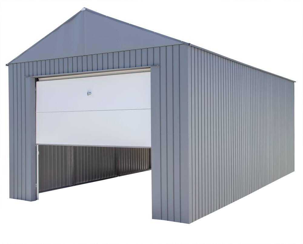 ShelterLogic Sojag Everest Garage, Charcoal, 20-ft