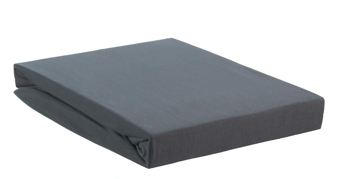 Beddinghouse - Jersey-stretch - Split-topper - Hoeslaken - 200x220 cm - Koel grijs