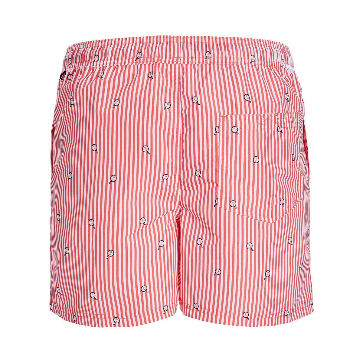Short de bain rayé imprimé