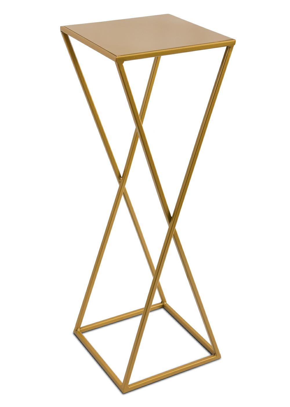 Kwietnik nowoczesny na rośliny 70 cm złoty LOFT