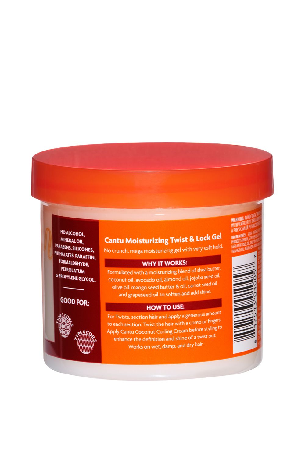 Cantu Moisturizing Twist & Lock Gel 370g