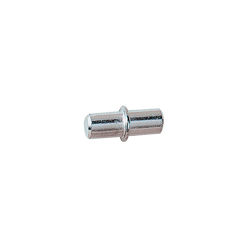 Taquet pour étagère en acier nickelé Ø 5 mm 16 pièces TEKNIBOX