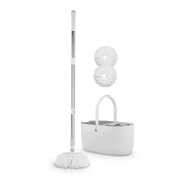 Swan Elevate Spin Mop and Bucket Set