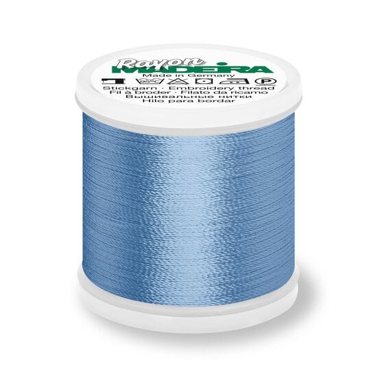 Madeira Baby Blue Rayon 40 Thread 200m (1028)