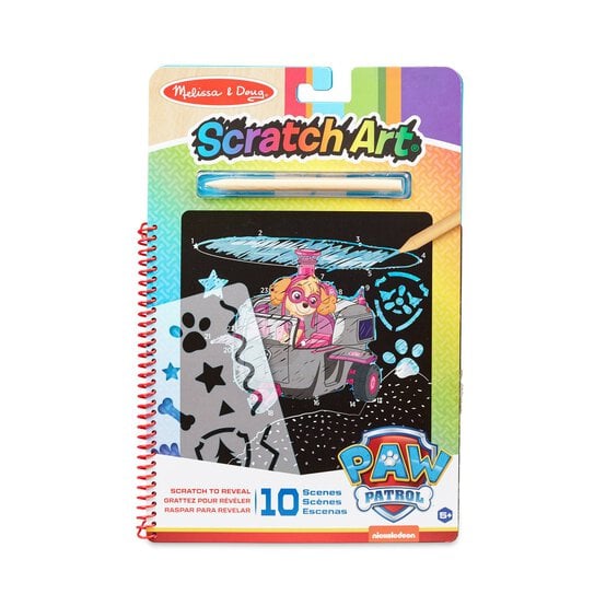 Melissa & Doug Paw Patrol Skye Scratch Art Activity Pad