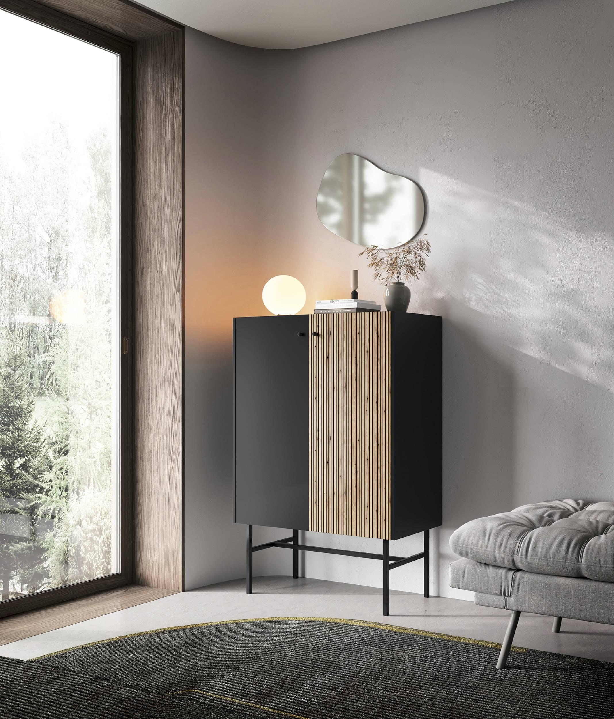 by fonQ Scandiva Opbergkast - Naturel