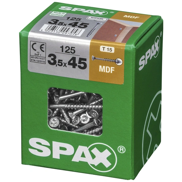 Faserplattenschraube, T-STAR plus, 125 Stk., 3,5 x 45 mm