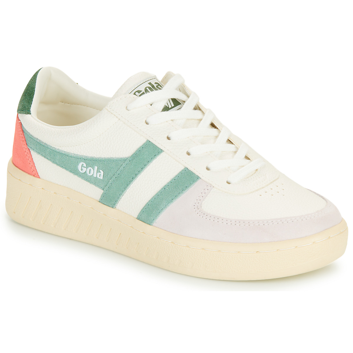 Gola - GRANDSLAM TRIDENT - White / Beige / Green