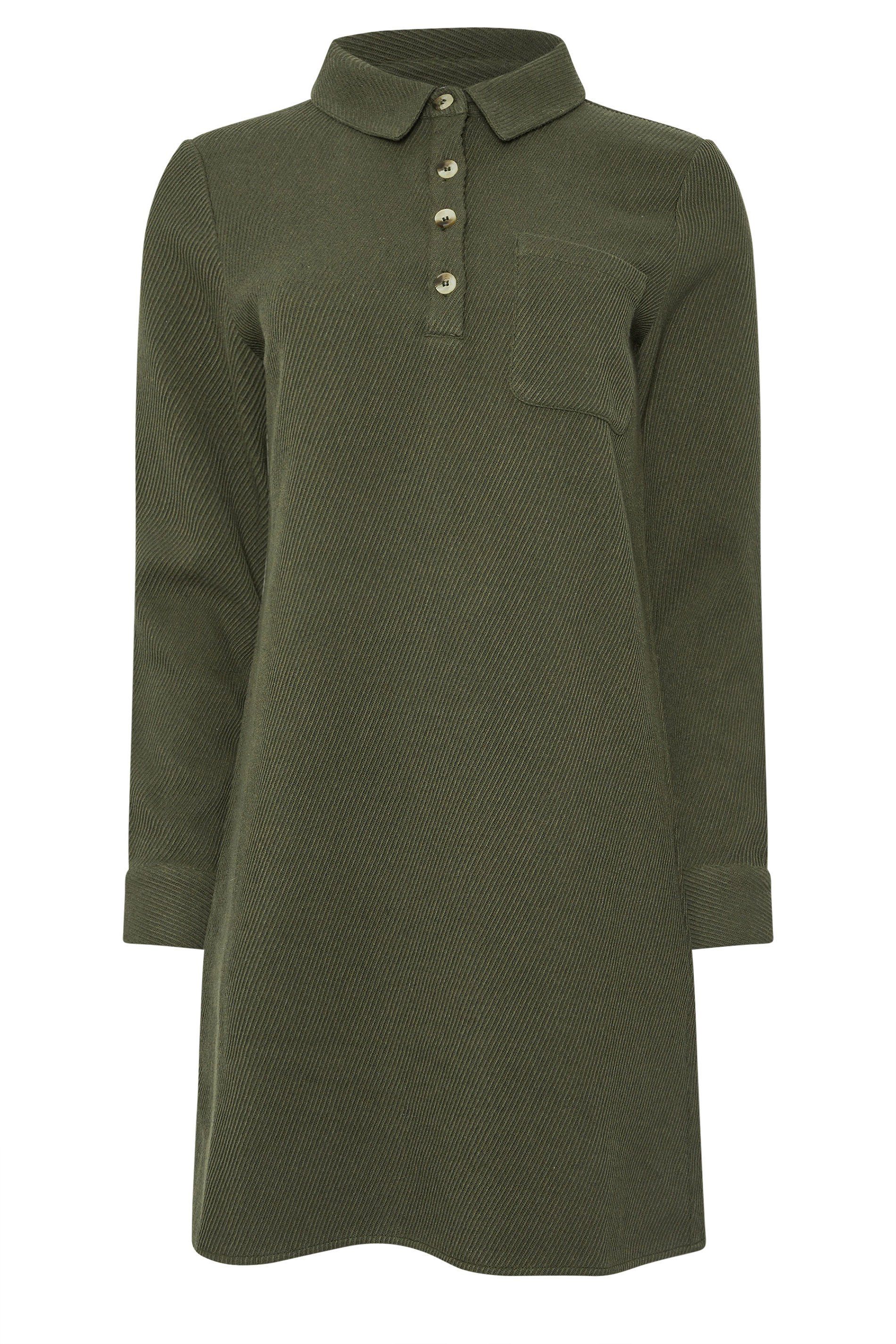 M&Co Textured Twill Shirt Dress