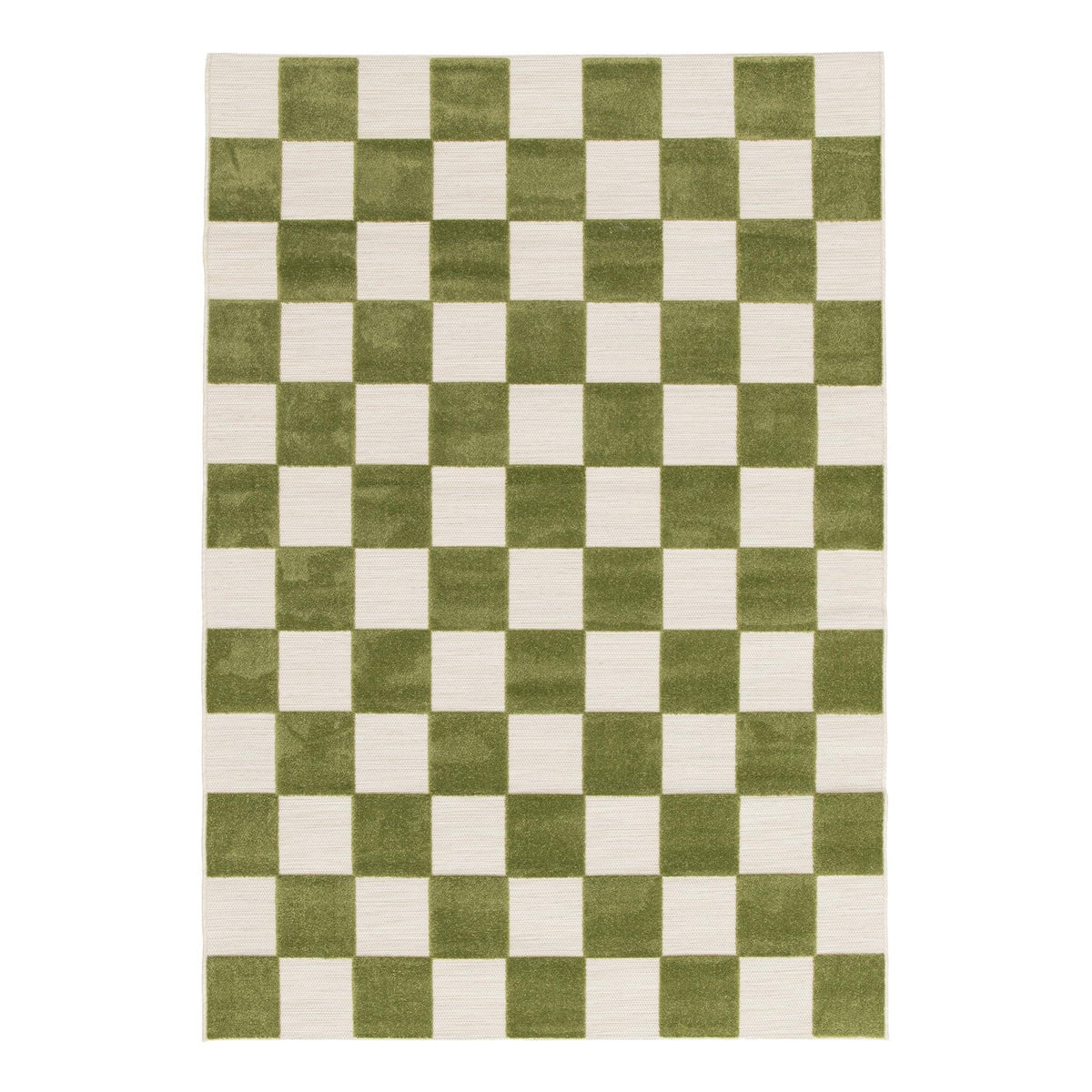 AFK Living vloerkleed Kleine Tegels - voor binnen en buiten - groen - 120 x 170 cm