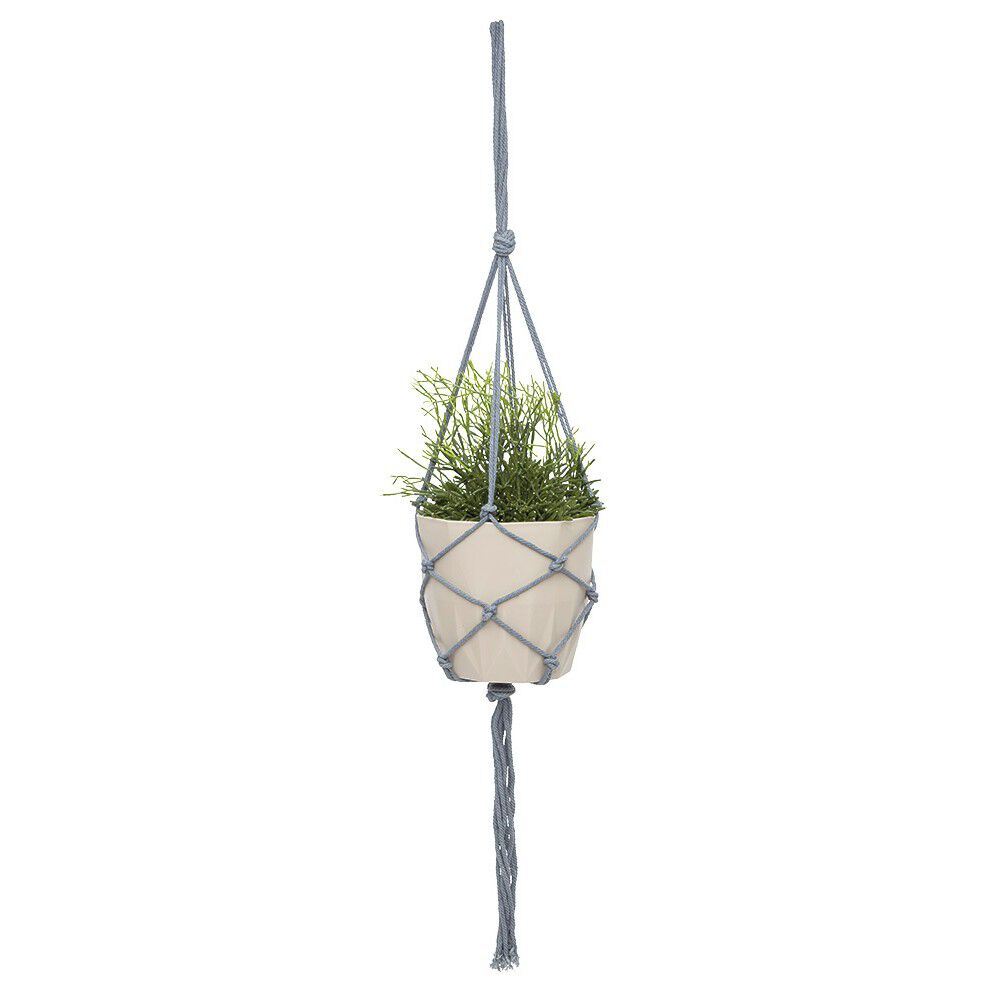 Suspension pour plantes en macramé