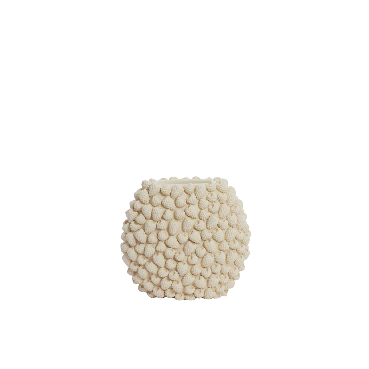 Light & Living vaas Raspberry - wit - 32.5x18x28.8cm