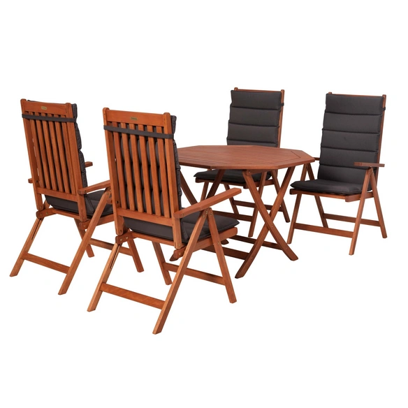 Gartenmöbel-Diningset »Vitoria«, 5 tlg., 4 Sitzplätze, Eukalyptus