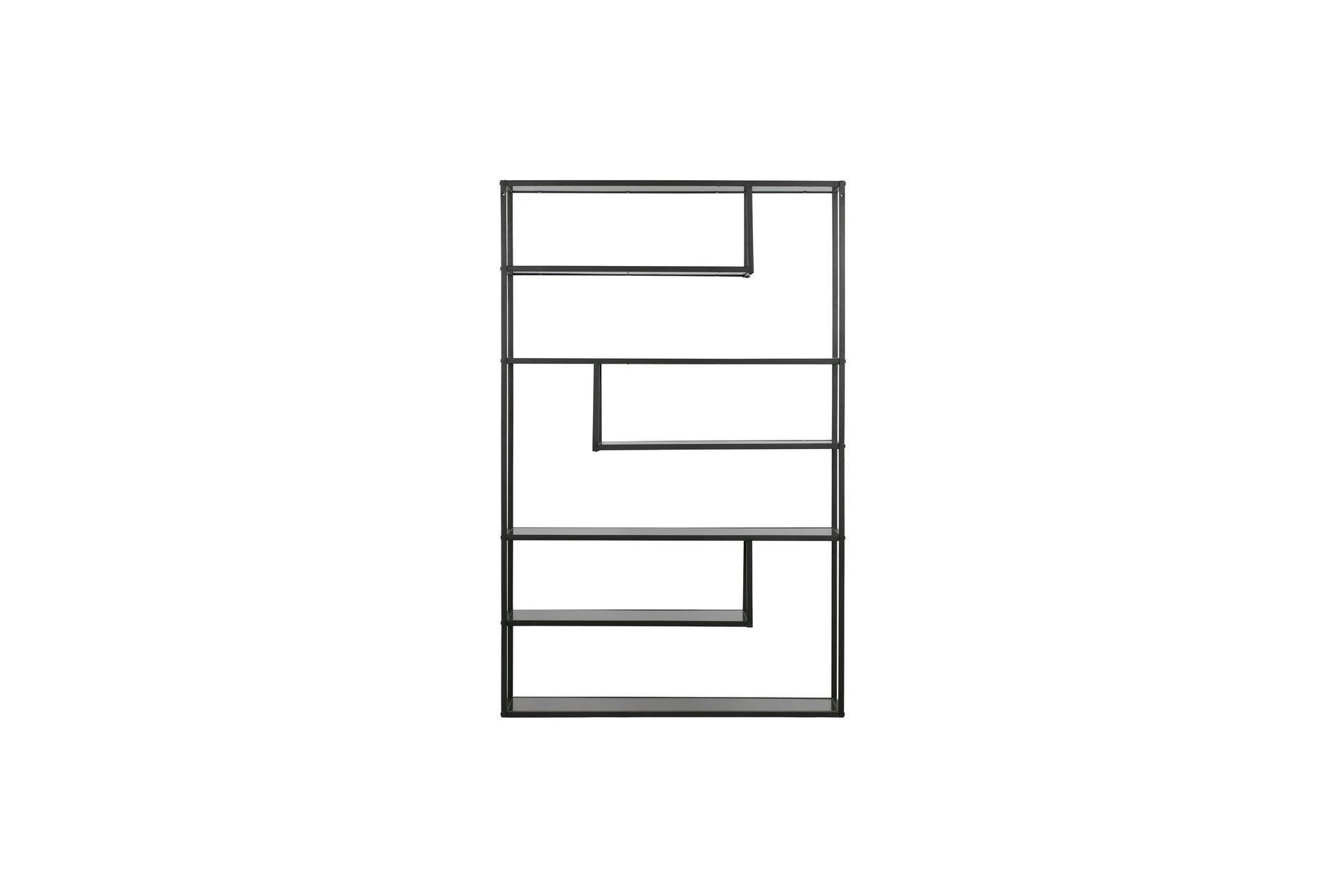 TEUN - Grand étagère en métal noir