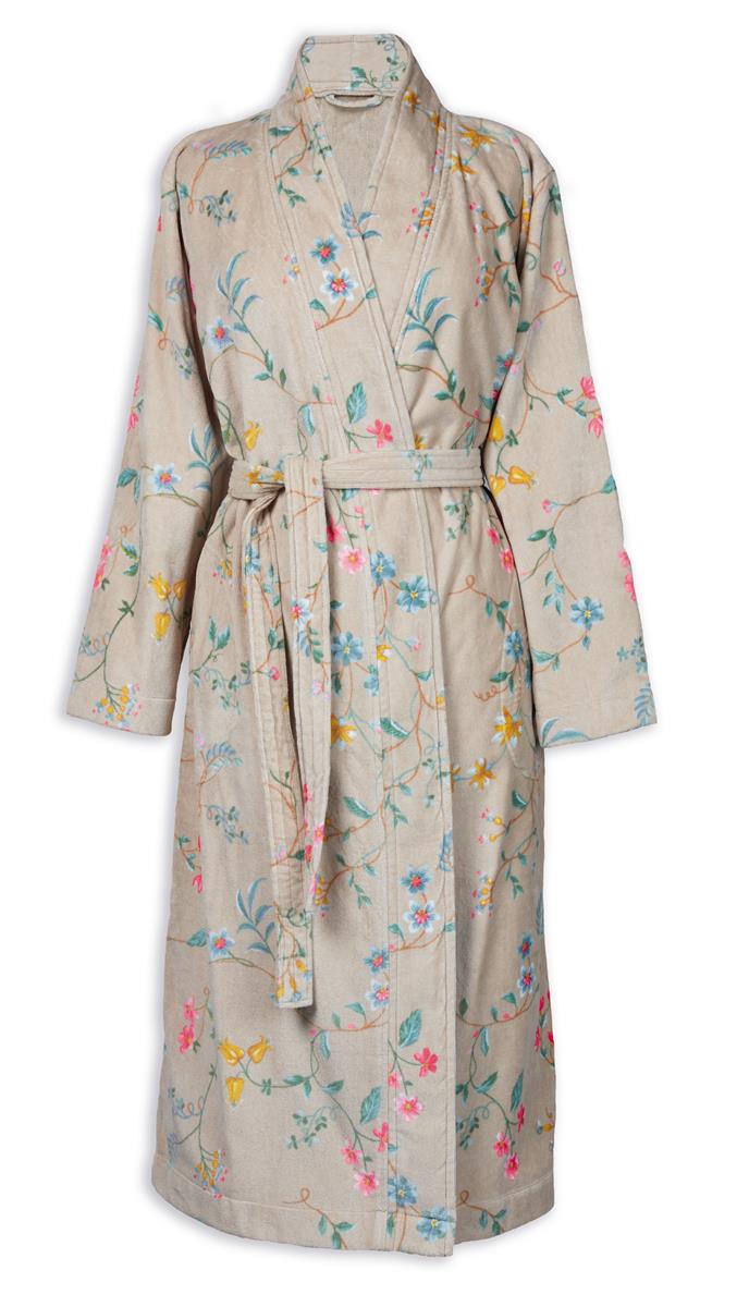 Pip Studio badjas Les Fleurs - XXL - khaki