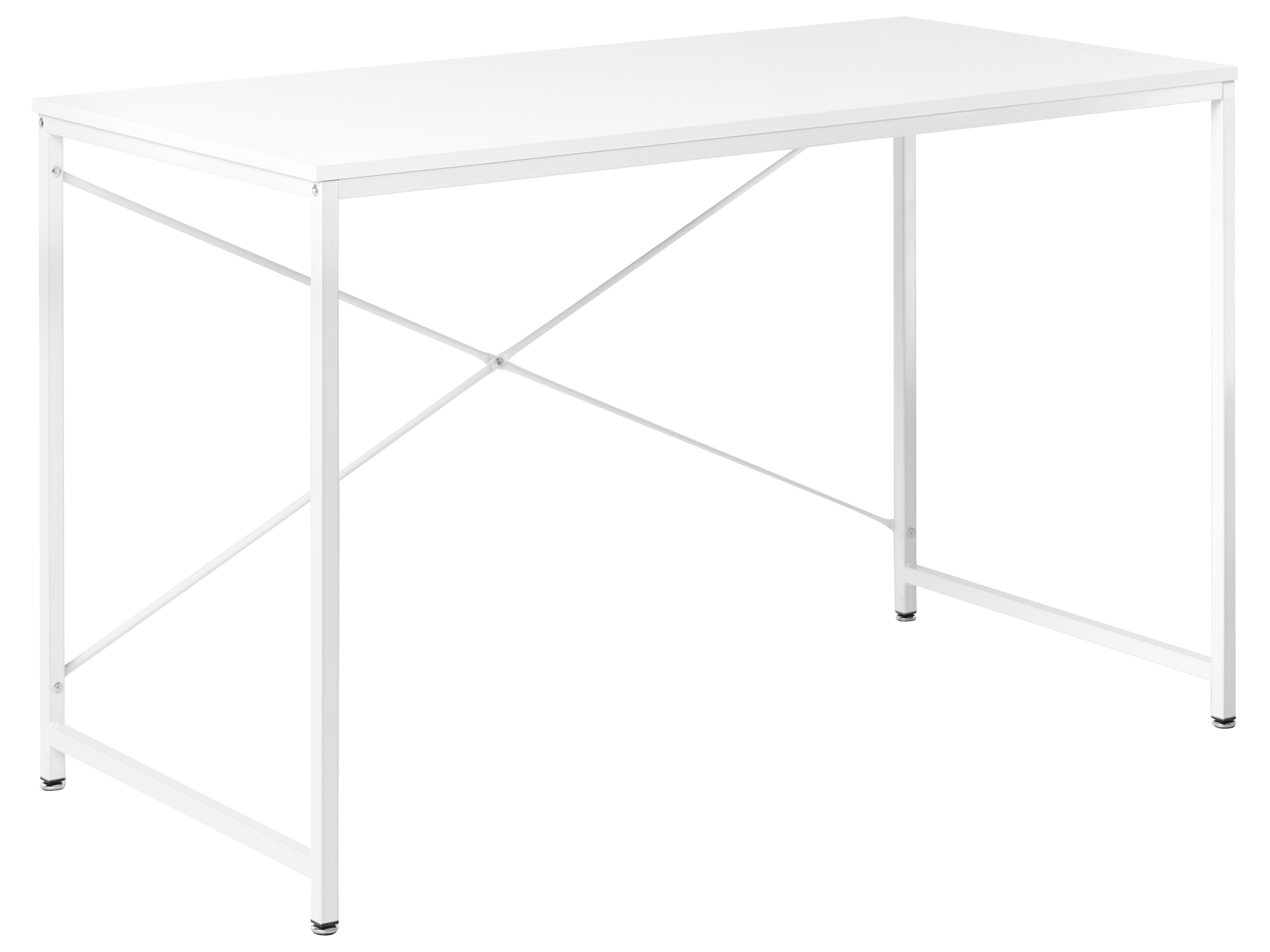 Home Office Desk ANDASTE White 120 cm 60 cm