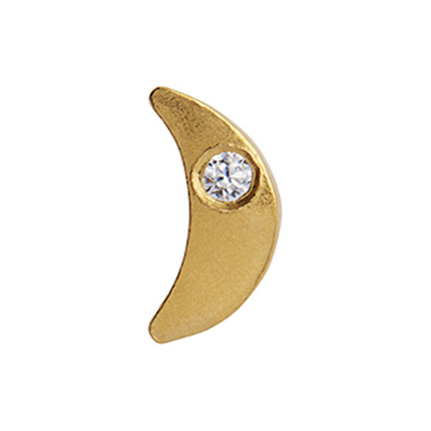 Tout Petit Bella Moon Earring Single, gold