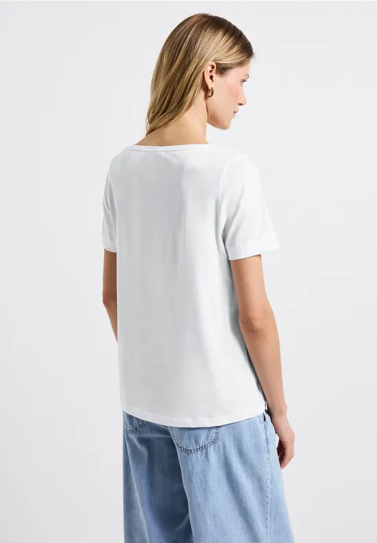 T-Shirt mit Folienwording