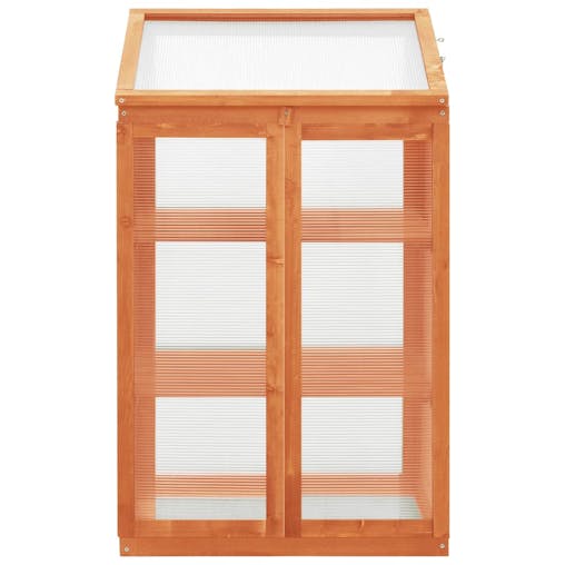 NNEVL Greenhouse 60x45x100 cm Firwood