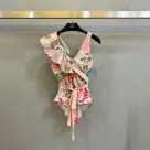 Valentino Colorful One-piece Swimsuit Swimwear