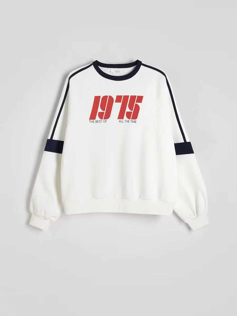 Oversized Printed Sweatshirt