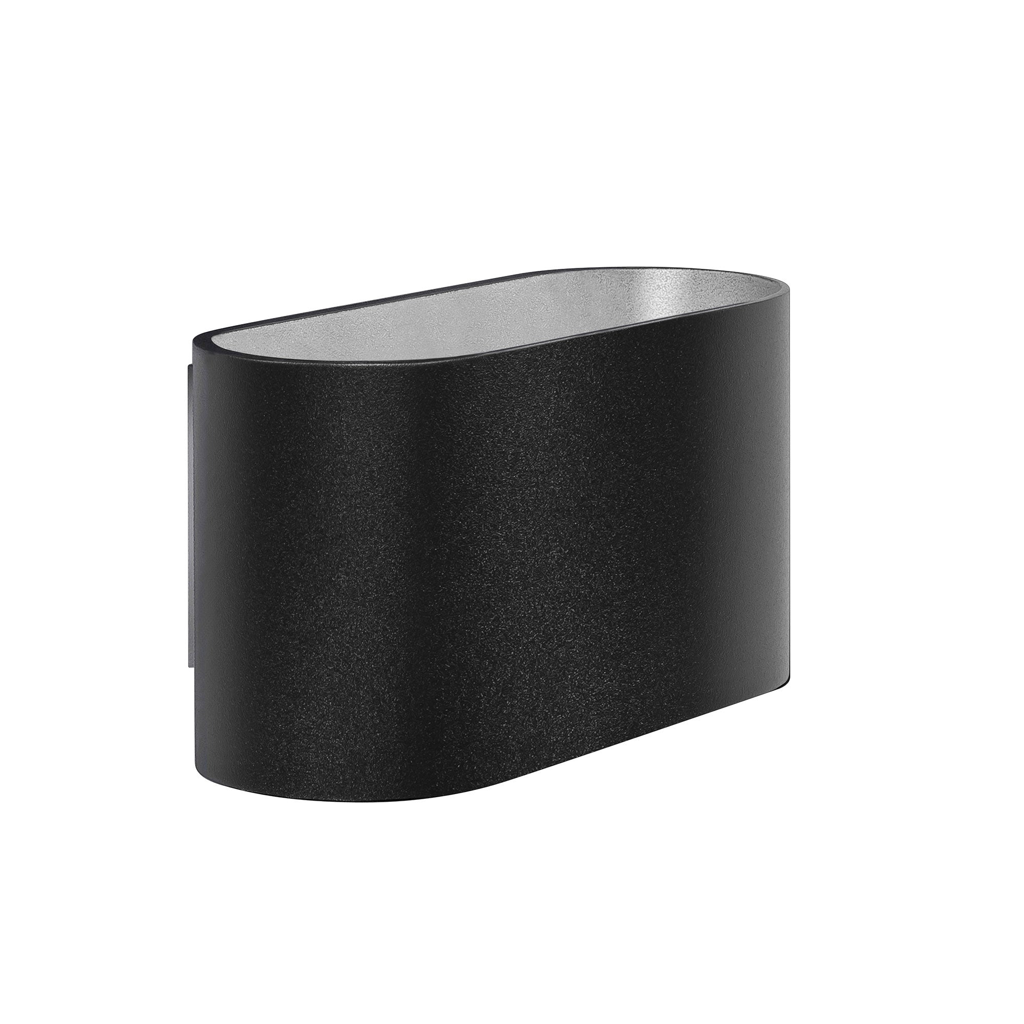 Highlight wandlamp Oval - 1 lichts - 8x 8 cm - zwart