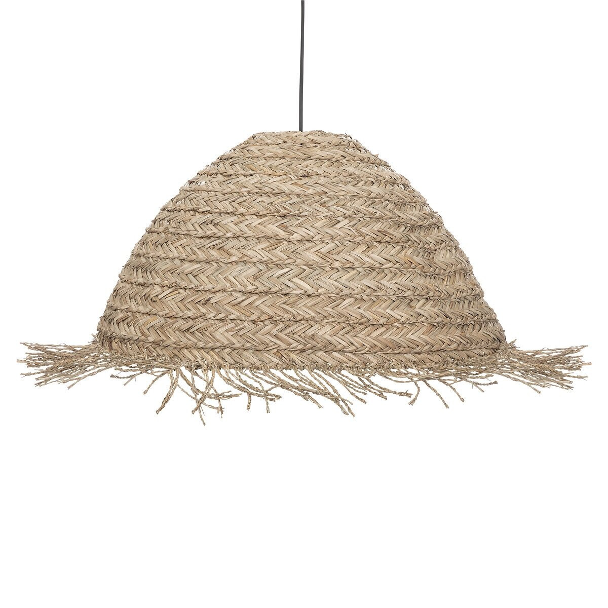 LAMPA WISZĄCA Sea view 56 cm naturalna Z TRZCINY I ŻELAZA