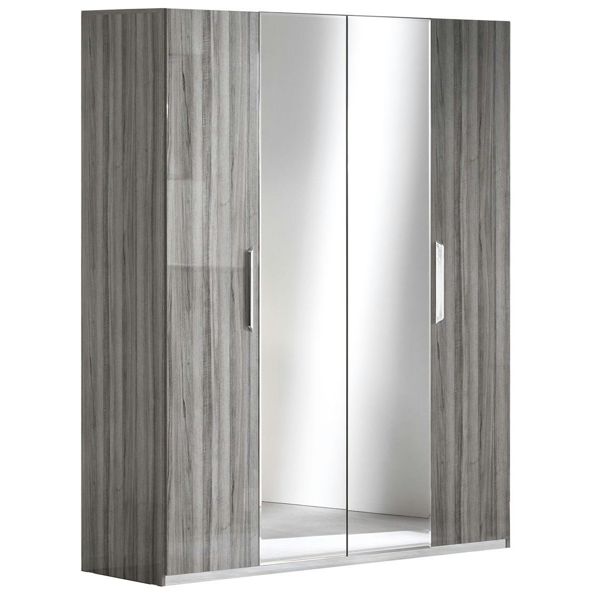 BETTY - Armoire  4 portes avec miroir central