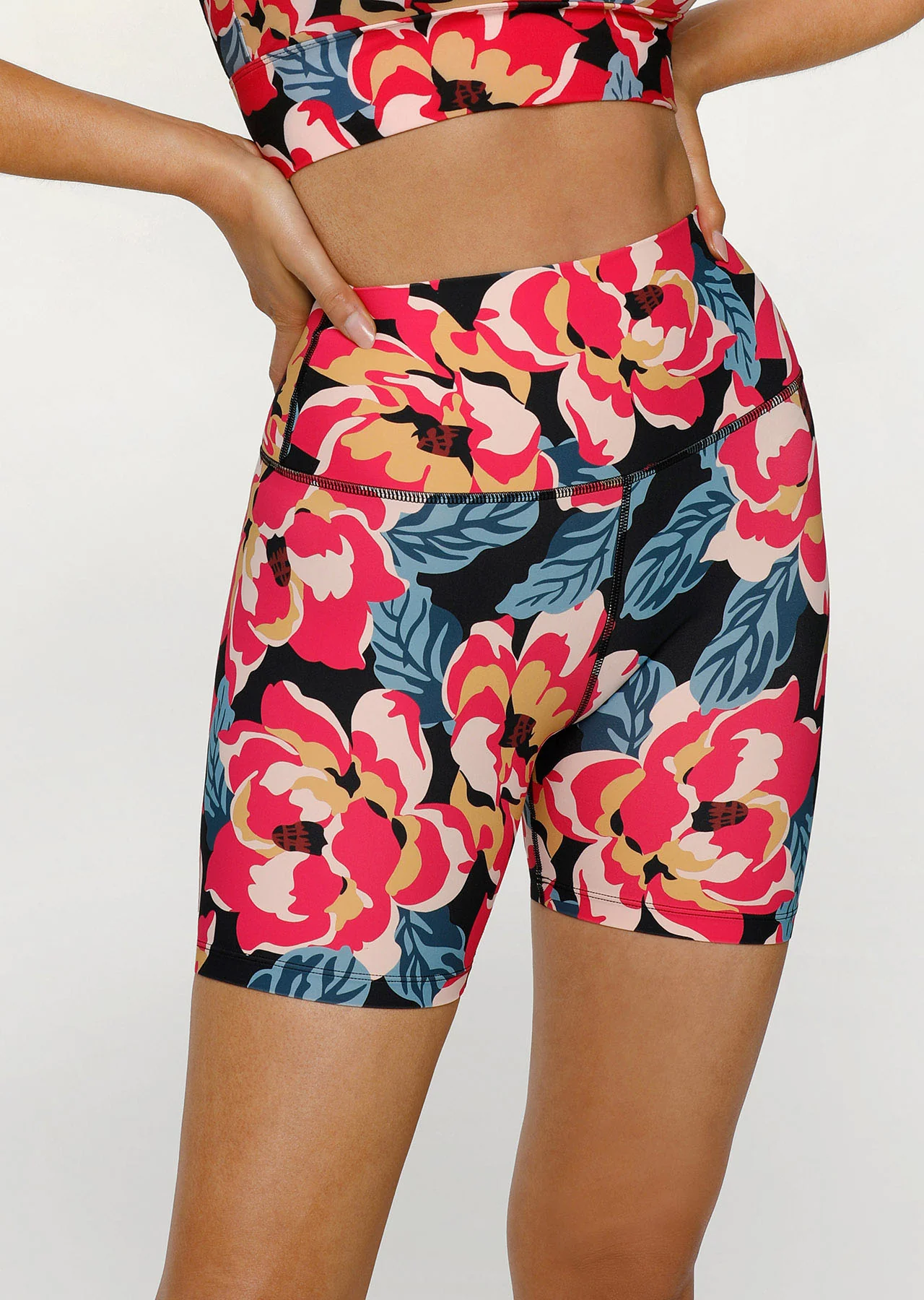 Summer Bloom Bike Shorts