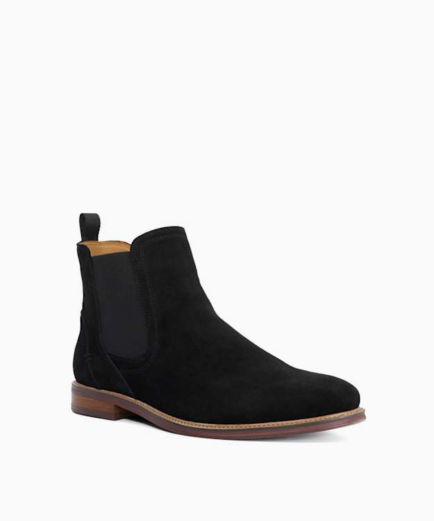 Mckinley Black - Formal Leather Chelsea Boots