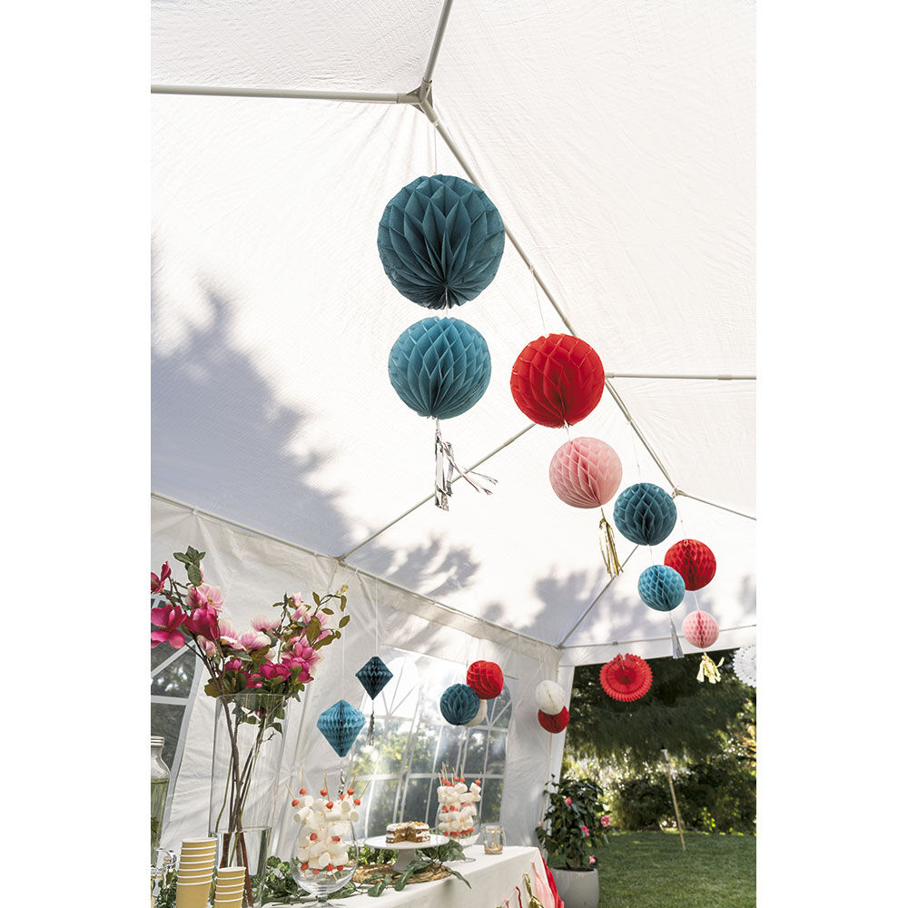 Tonnelle de réception à fenêtres Palerme UPF50  590x290xH255cm 17m&sup2;