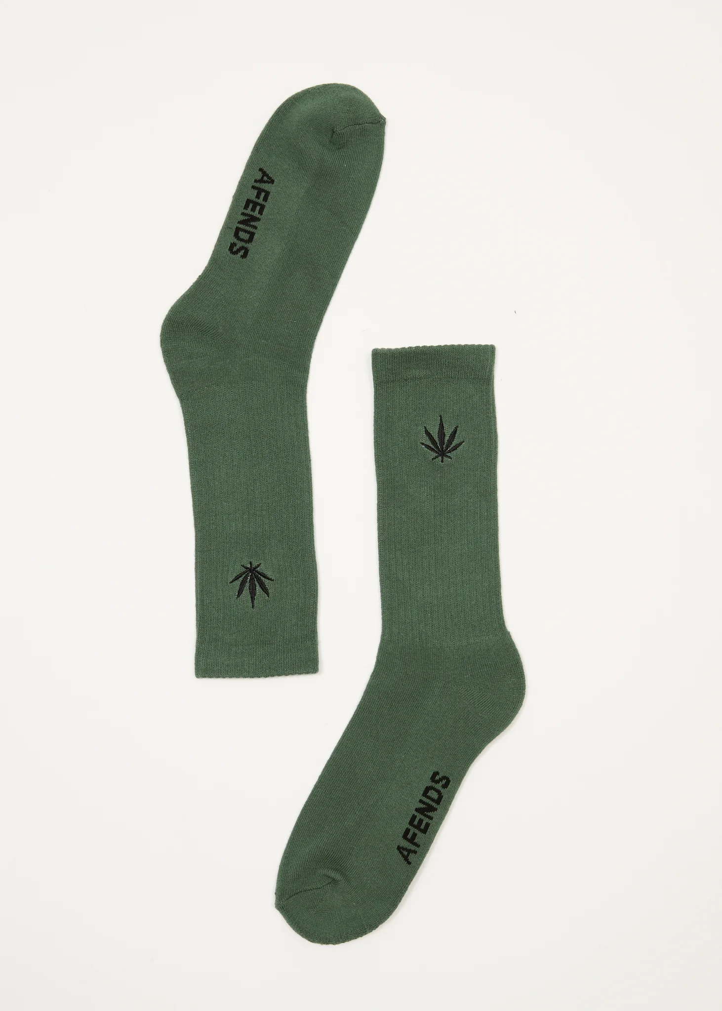 AFENDS Mens Happy - Socks One Pack - Sycamore