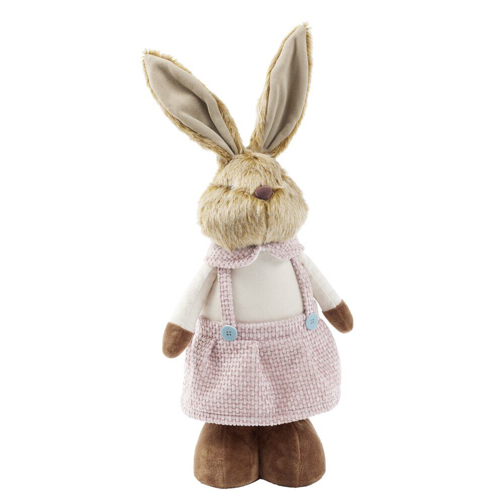 Décoration à poser lapin rétactable jambes extensibles H75cm (2 modèles)